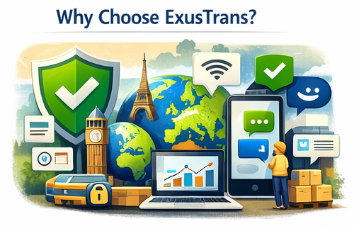 Secure digital freight platform with tracking, communication, and trusted logistics features